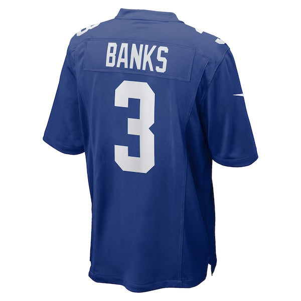 Deonte Banks New York Giants Nike  Game Jersey -  Royal/White