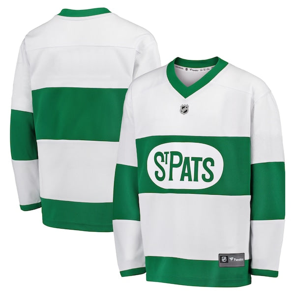 Toronto Maple Leafs  Youth Away Replica Blank Jersey - White