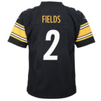 Justin Fields Pittsburgh Steelers Nike Youth Team Game Jersey - Black