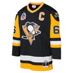 Mario Lemieux Pittsburgh Penguins Youth 1991-92 Blue Line Player Jersey - Black