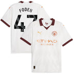 Phil Foden Manchester City Puma 2023/24 Away Replica Player Jersey - White