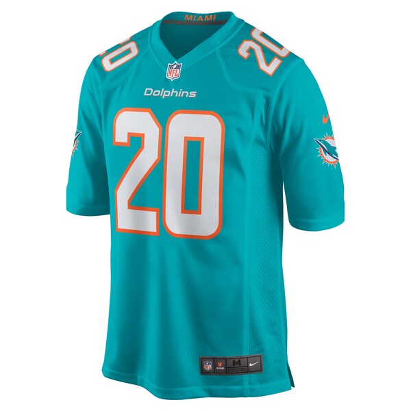 Jordyn Brooks Miami Dolphins Nike  Game Jersey -  Aqua