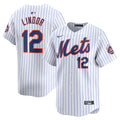 Francisco Lindor New York Mets Nike Home Limited Player Jersey - White/Gray