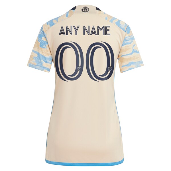 Philadelphia Union adidas Women's 2024 For Philly Replica Custom Jersey - Tan