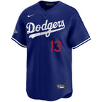 Max Muncy Los Angeles Dodgers Nike 2025 World Series Champions Limited Jersey - Dark Blue