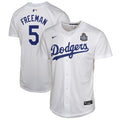 Freddie Freeman Los Angeles Dodgers Nike Youth 2024 World Series Game Jersey - White