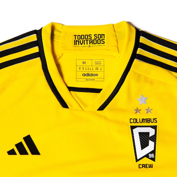 Diego Rossi Columbus Crew adidas 2024 The Home Kit Authentic Player Jersey - Yellow