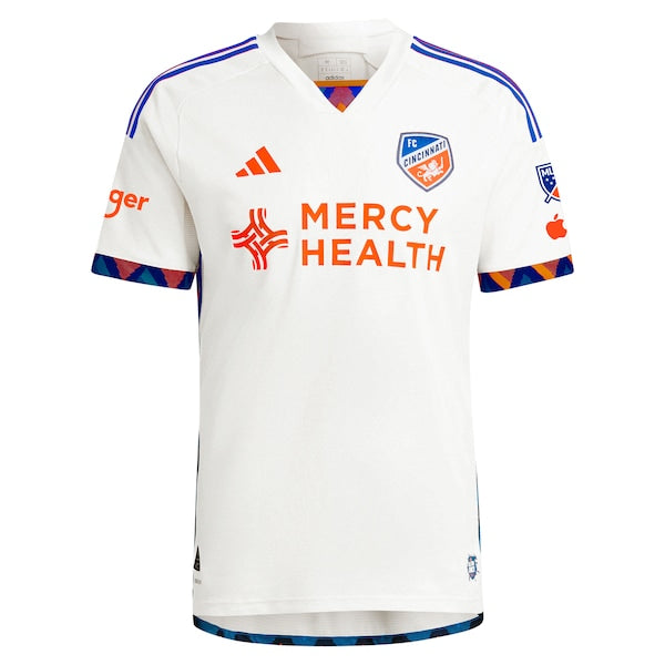 Luciano Acosta FC Cincinnati adidas 2024 The Canvas Kit Authentic Player Jersey - White
