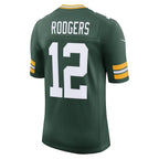 Aaron Rodgers Green Bay Packers Nike Captain Vapor Limited Jersey - Green