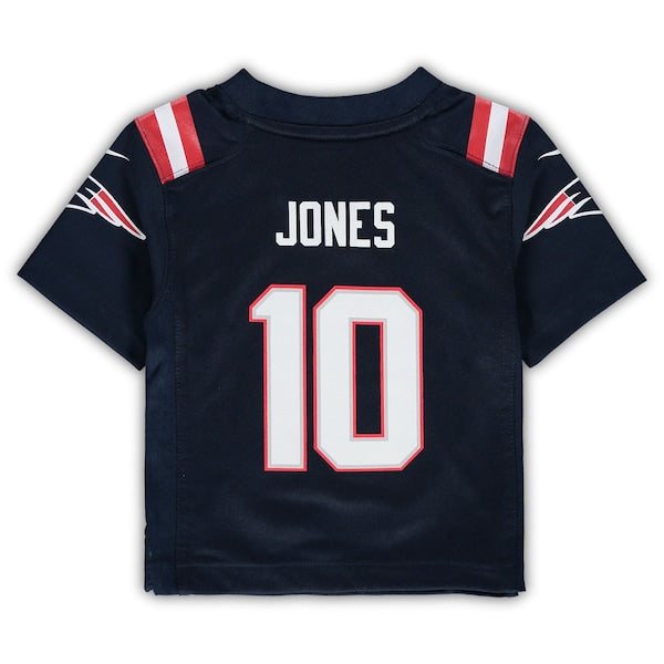 Mac Jones New England Patriots Nike Toddler Game Jersey - Navy