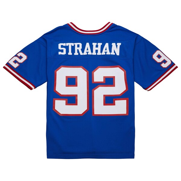 Michael Strahan New York Giants  Big & Tall 1993 Retired Player Replica Jersey - Royal