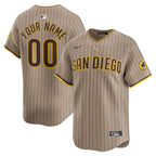 San Diego Padres Nike  Alternate Limited Custom Jersey – Khaki