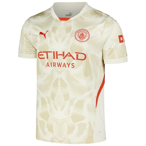 Manchester City Puma 2024/25 Replica Goalkeeper Jersey - White