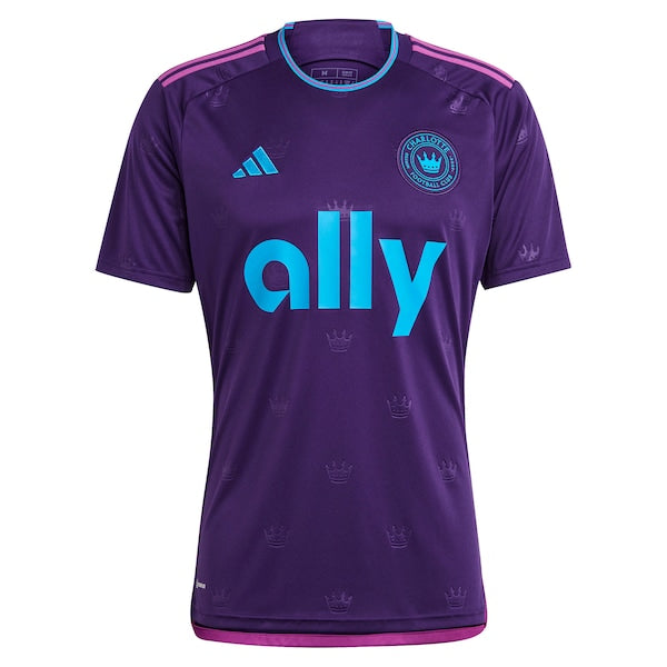 Charlotte FC adidas 2023 Crown Jewel Kit Replica Custom Jersey - Purple