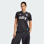 Charlotte FC adidas Women's 2025 Fortress Kit Replica Jersey - Black