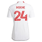 Lorenzo Insigne Toronto FC adidas 2024 GTA Kit Replica Player Jersey – White