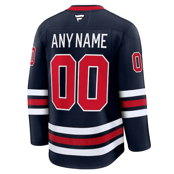 Winnipeg Jets  Alternate Premium Custom Jersey - Navy