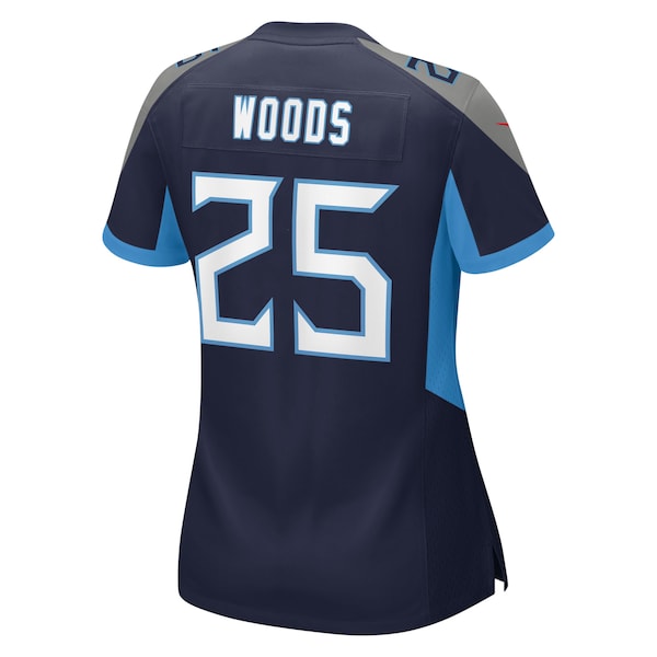 Xavier Woods Tennessee Titans Nike Women's Team Game Jersey -  Navy