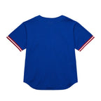 Philadelphia 76ers Hardwood Classics On The Clock Mesh Fashion Baseball Jersey - Royal