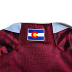 Colorado Rapids adidas 2024 One Flag Kit Authentic Custom Jersey - Burgundy