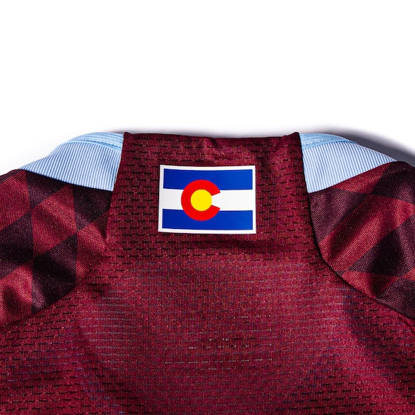 Colorado Rapids adidas 2024 One Flag Kit Authentic Custom Jersey - Burgundy