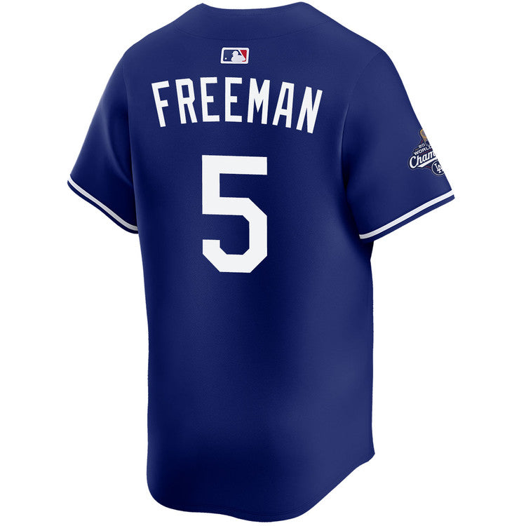 Freddie Freeman Los Angeles Dodgers Nike 2025 World Series Champions Limited Jersey - Royal