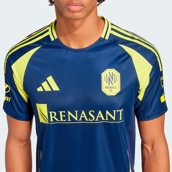 Nashville SC adidas 2025 The Heart Of Nashville Kit Authentic Jersey - Navy