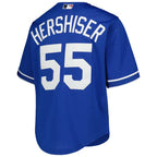 Orel Hershiser Los Angeles Dodgers Youth Cooperstown Collection Mesh Batting Practice Jersey - Royal