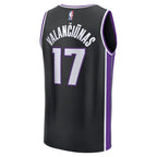 Jonas Valančiūnas Sacramento Kings  Youth Fast Break Replica Player Jersey - Black - Icon Edition