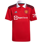 Diogo Dalot Manchester United adidas Youth 2022/23 Home Replica Player Jersey - Red