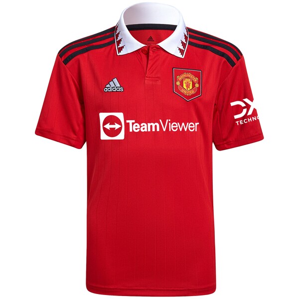 Anthony Martial Manchester United adidas Youth 2022/23 Home Replica Player Jersey - Red