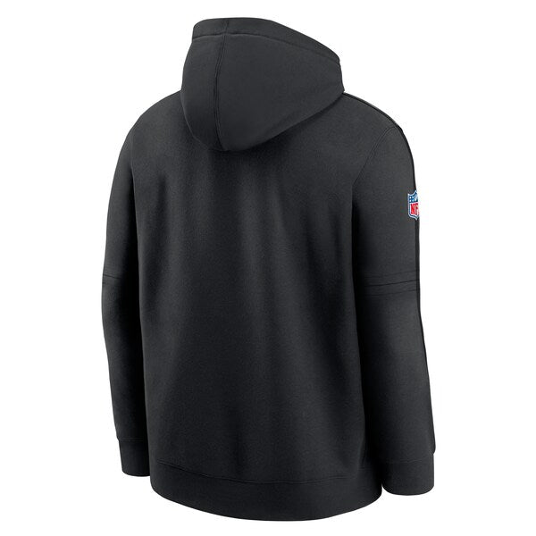 Las Vegas Raiders Nike 2024 NFL Crucial Catch Club Pullover Hoodie - Black