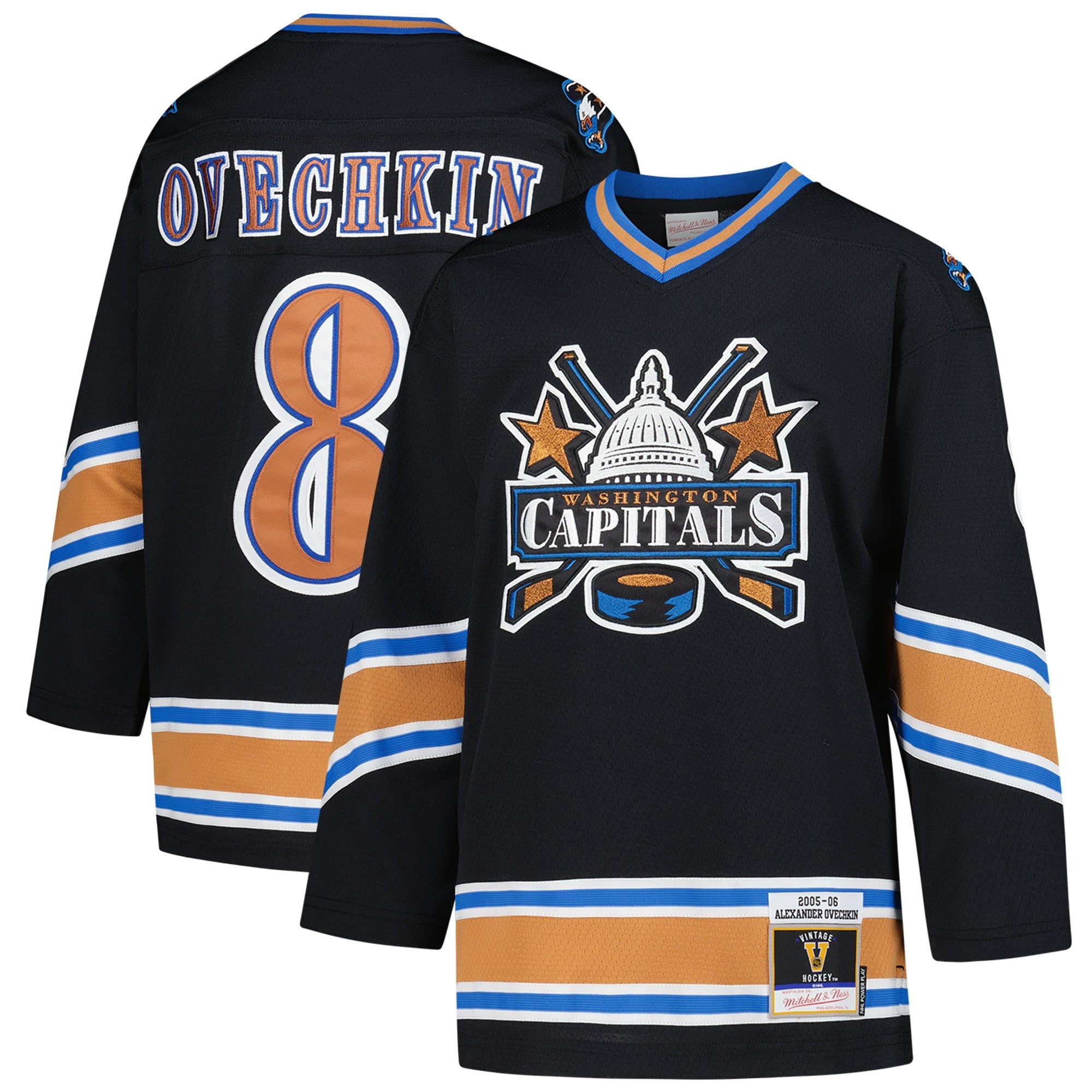 Alexander Ovechkin Washington Capitals  Youth 2018 NHL Stadium Series Power Play 2.0 Player Jersey - Navy/Black