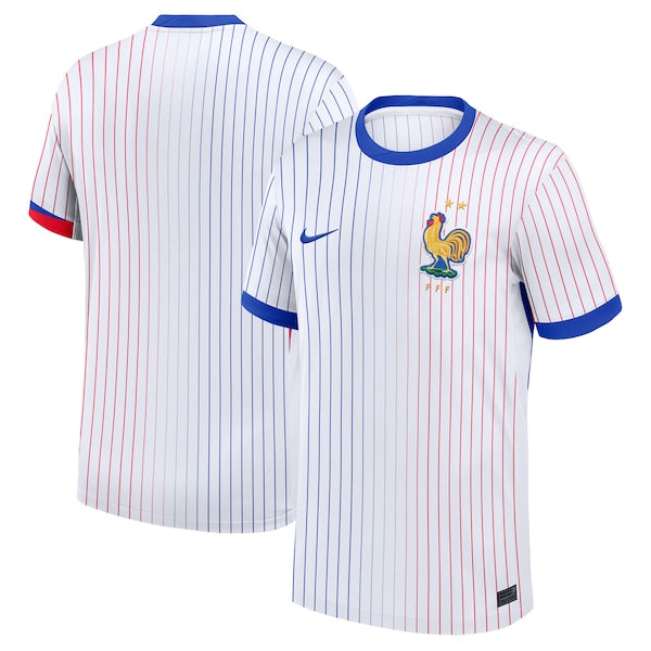 France National Team Nike Youth 2024 Away Replica Blank Jersey - White