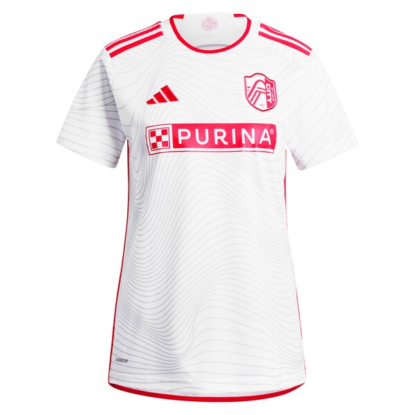 St. Louis City SC adidas Women's 2024 The Confluence Kit Replica Jersey  - White