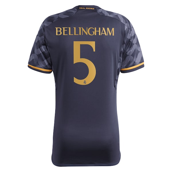 Jude Bellingham Los Merengues Youth adidas 2023/24 Away Replica Player Jersey - Navy/White