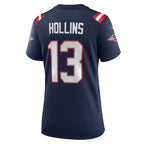 Mack Hollins New England Patriots Nike Women's Team Game Jersey -  Navy