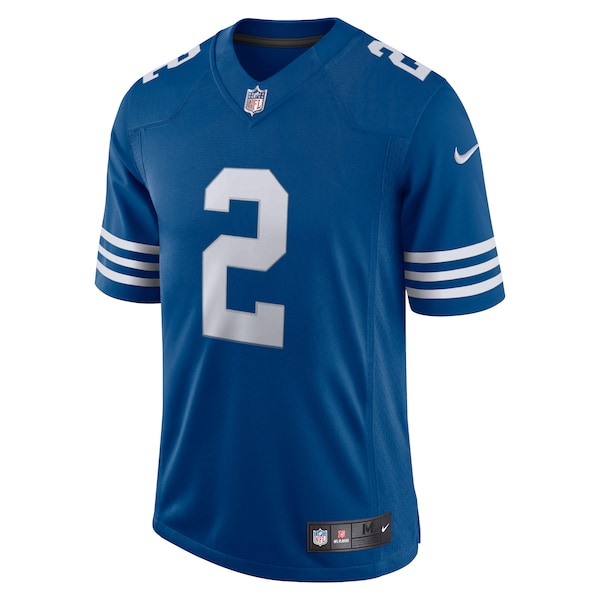 Carson Wentz Indianapolis Colts Nike Alternate Vapor Limited Jersey - Royal/White