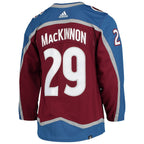 Nathan MacKinnon Colorado Avalanche adidas Home Authentic Pro Player - Jersey - Burgundy