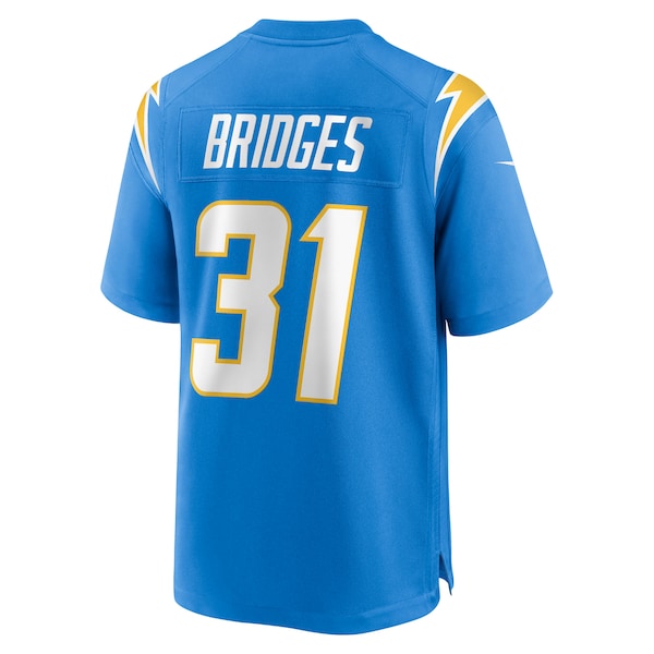 Trikweze Bridges Los Angeles Chargers Nike Team Game Jersey -  Powder Blue