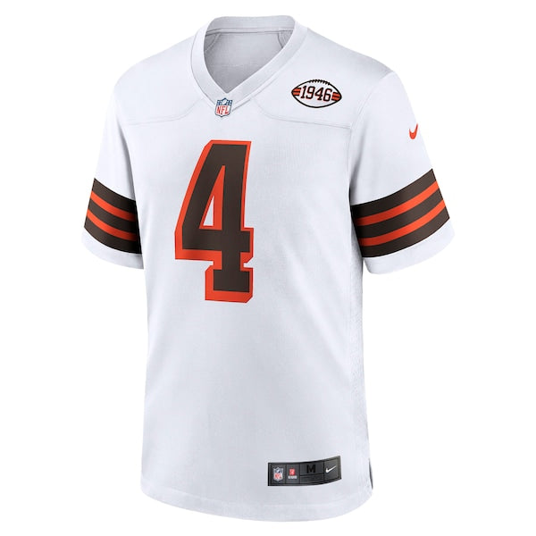 Deshaun Watson Cleveland Browns Nike Alternate Game Jersey - White/Brown