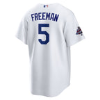 Freddie Freeman Los Angeles Dodgers Nike 2024 World Series Champions Home Replica Player Jersey - White
