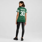Michael Carter II New York Jets Nike Women's Team Game Jersey - Legacy Green