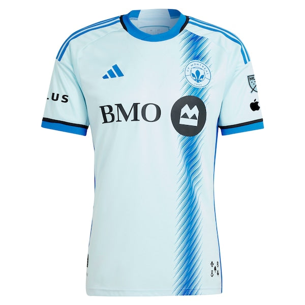 Kwadwo Opoku CF Montreal adidas 2024 La Main Authentic Player Jersey – Light Blue