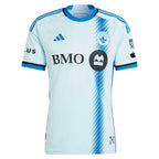 Joel Waterman CF Montreal adidas 2024 La Main Authentic Player Jersey – Light Blue