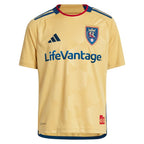 Damir Kreilach Real Salt Lake adidas Youth 2024 The Beehive State Kit Replica Player Jersey - Gold