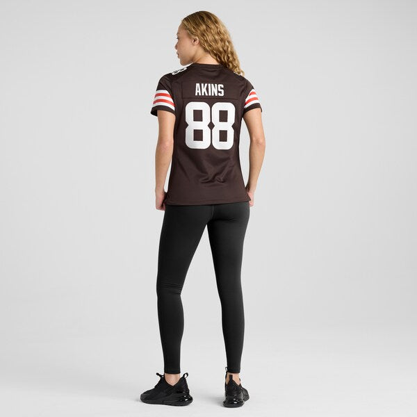 Jordan Akins Cleveland Browns Nike Women's  Game Jersey -  Brown