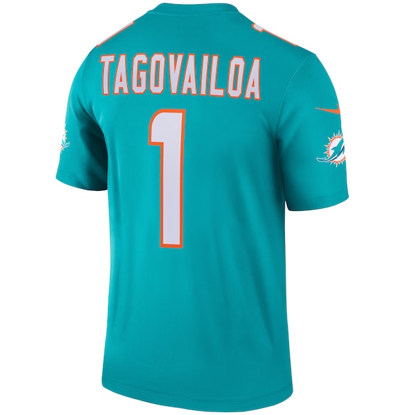 Tua Tagovailoa Miami Dolphins Nike Legend Jersey - Aqua
