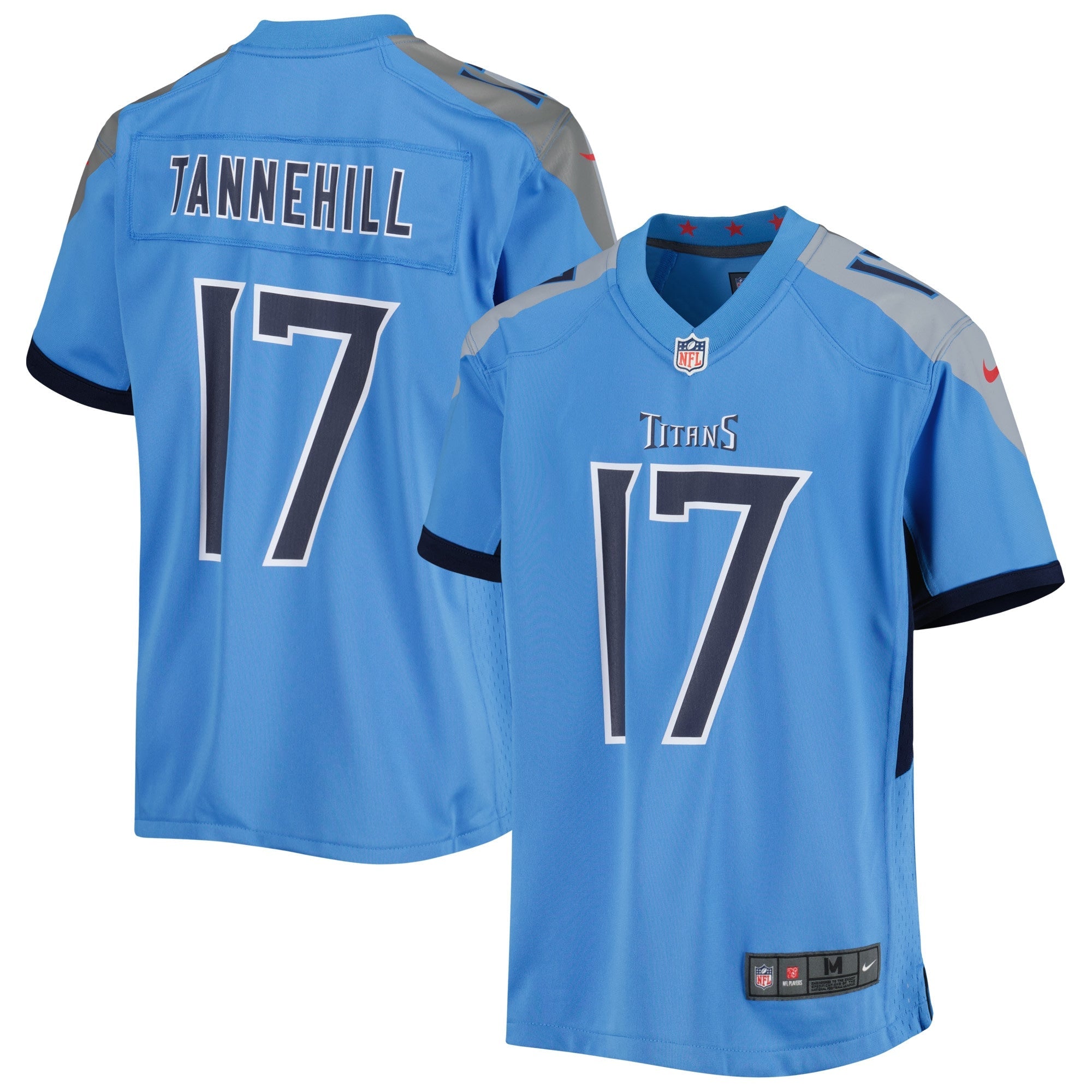 Ryan Tannehill Tennessee Titans Nike Youth Game Jersey - Navy/Light Blue