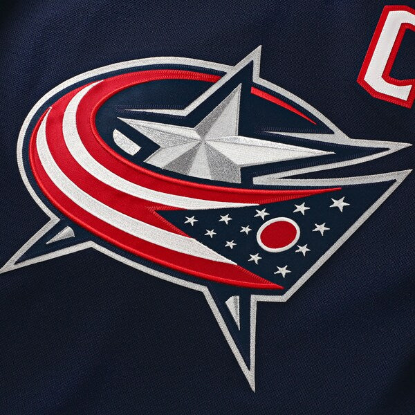Columbus Blue Jackets  Home Premium Custom Jersey - Navy/White